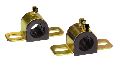 Prothane Universal 90 Deg Greasable Sway Bar Bushings - 1 1/8in - Type B Bracket - Black - 19-1210-BL