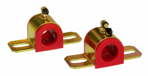 Prothane Universal 90 Deg Greasable Sway Bar Bushings - 27MM - Type B Bracket - Red - 19-1215