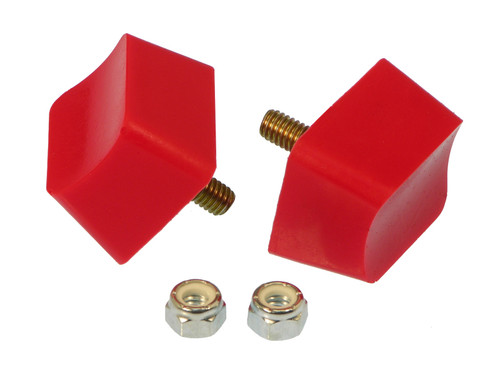 Prothane Universal Bump Stop 1X1 3/4X1 7/16 Crvd Top - Red - 19-1302