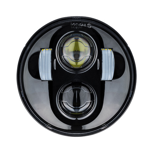 Oracle 5.75in 40W Replacement LED Headlight - Black - 6914-504