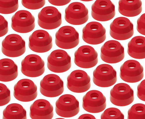 Prothane Universal Tie Rod End Boots .650X1.625in - Red - 19-1814