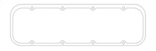 Cometic Chevrolet Gen-1 Small Block V8 .094in Fiber Valve Cover Gasket Splayed Valve Head - C5390-094