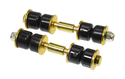 Prothane Universal End Link Set - 3in Mounting Length - Black - 19-402-BL