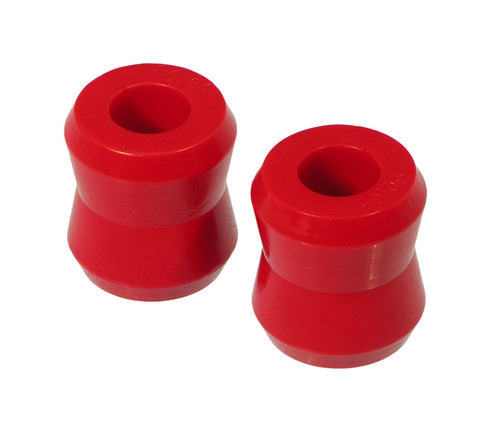 Prothane Universal Shock Bushings - Large Hourglass - 11/16 ID - Red - 19-905