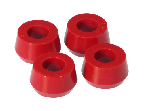 Prothane Universal Shock Bushings - Large Hourglass - 11/16 ID - Red - 19-917