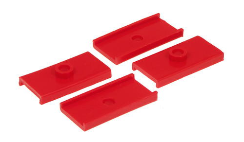 Prothane MG Leaf Spring Pad Kit - Red - 26-47078