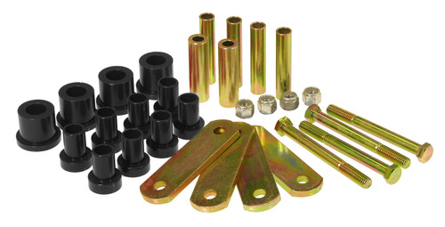 Prothane 68-72 Chrysler A Body HD Spring & Shackles Bushings - Black - 4-1014-BL