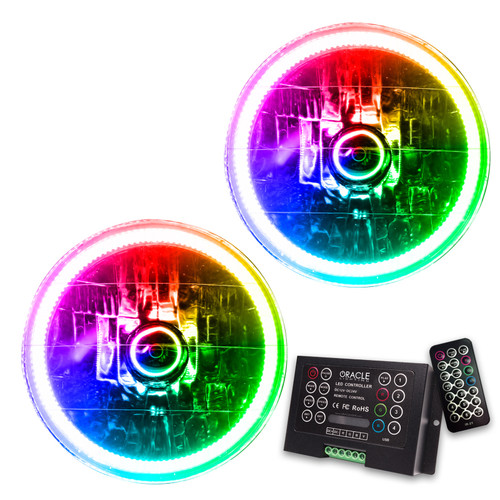 Oracle 97-06 Jeep Wrangler TJ SMD HL - ColorSHIFT w/ 2.0 Controller - 7081-333