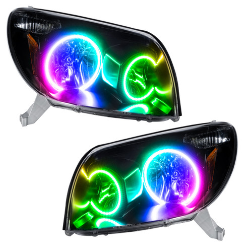 Oracle 03-05 Toyota 4-Runner SMD HL - Black - ColorSHIFT w/ Simple Controller - 7118-504