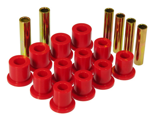 Prothane 80-96 Ford Spring & Shackle Bushings - Red - 6-1007