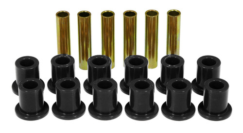 Prothane 67-77 Ford F250 4wd Rear Spring & Shackle Bushings - Black - 6-1009-BL
