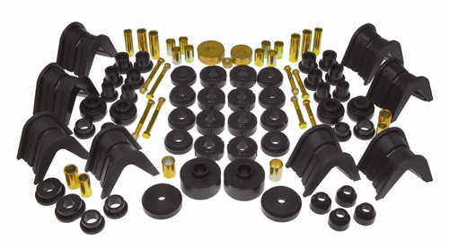 Prothane 66-77 Ford Bronco Total Kit - Black - 6-2016-BL