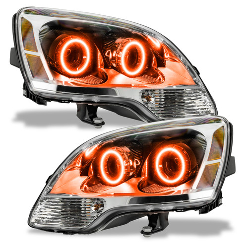 Oracle Lighting 08-12 GMC Acadia Non-HID Pre-Assembled LED Halo Headlights -Amber - 7732-005