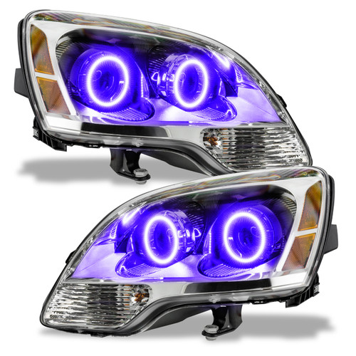 Oracle Lighting 08-12 GMC Acadia Non-HID Pre-Assembled LED Halo Headlights-UV/Purple - 7732-007