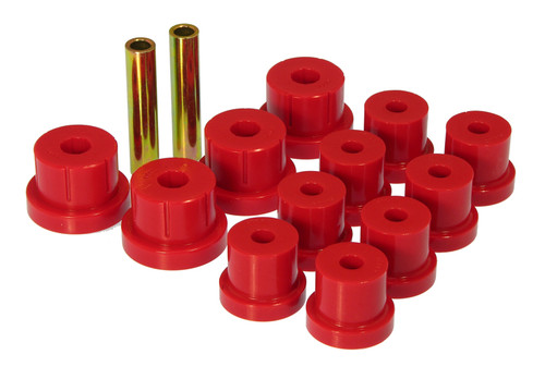 Prothane 67-69 Chevy Camaro Rear Multi-Leaf Bushings - Red - 7-1011