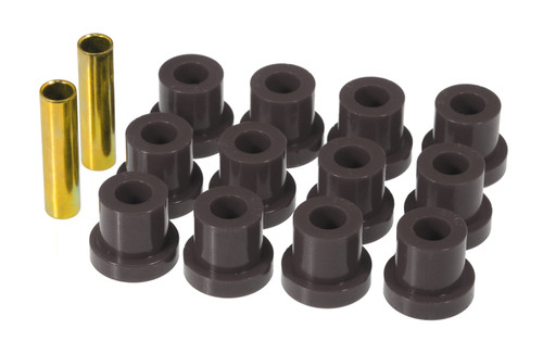 Prothane 55 Chevy Full Rear Spring Bushings - Black - 7-1022-BL