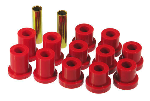 Prothane 56-57 Chevy Full Rear Spring Bushings - Red - 7-1023