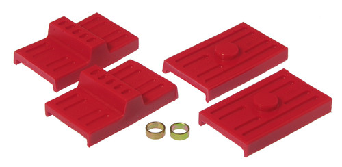 Prothane 70-81 GM Upper/Lower Spring Pad (Multi) - Red - 7-1709