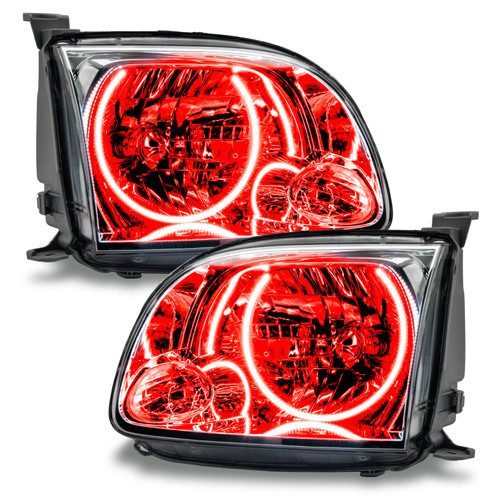 Oracle Lighting 0506 Toyota Tundra Regular/Accessible PreAssembled Halo Headlights Red - 8193-003