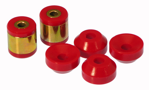 Prothane 96-00 Honda Civic Upper/Lower Rear Shock Bushing - Red - 8-904