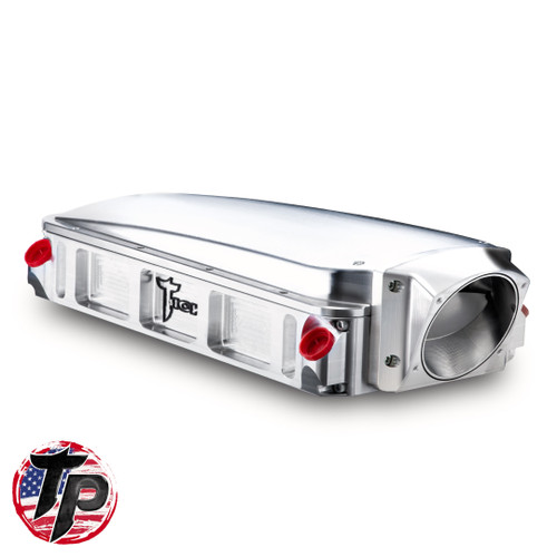 Tick Performance 1500hp Ultra Low Profile Billet Air-to-Water Intercooler for Holley Ram Intakes (TP009853-1) Tick Performance 1500hp Ultra Low Profile Billet Air-to-Water Intercooler for Holley Ram Intakes (TP009853-1)