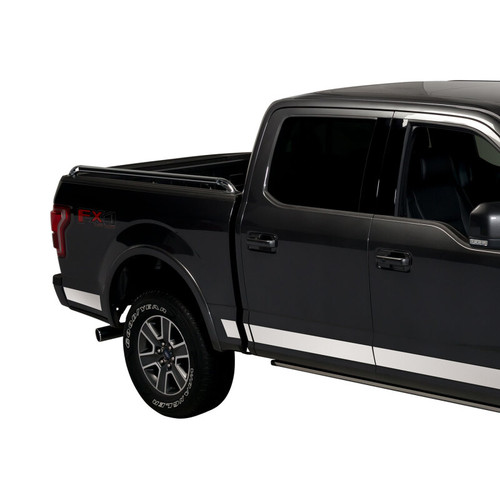 Putco 09-14 Ford F-150 Super Crew Cab 5.5 Box - 7in Wide - 12pcs Pro Stainless Steel Rocker Panels - 3751418