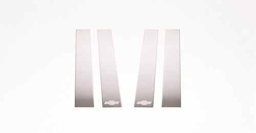 Putco 14-14 Chevrolet Silverado HD - (Ext Cab) - 4pcs Stainless Steel Pillar Posts Classic - 402608