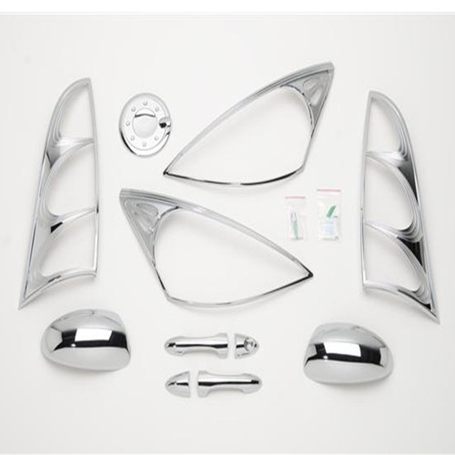 Putco 00-04 Ford Focus (2 Door) DH/MC/TL/HL/FTC Chrome Trim Accessory Kits - 405069