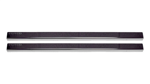 Putco 2019 Chevy Silv LD / GMC Sierra LD Fits Dbl Cab & Reg Cab (2pcs) Black Platinum Door Sills - 95181BP