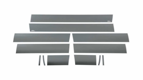 Putco 07-13 GMC Sierra Extended Cab 8ft Long Box - 6in Wide - 12pcs Black Platinum Rocker Panels - 9751210BP