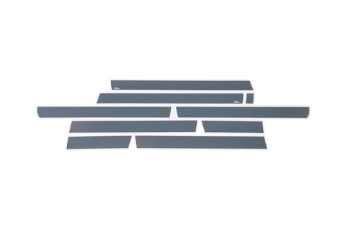 Putco 15-19 GMC Sierra HD Crew Cab 8ft Long Box (10pcs) Black Platinum Rocker Panels - 9751234BP