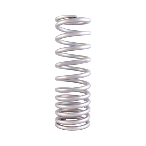 QA1 2-1/2in ID Variable Rate High Travel Spring - 10in Length x 225/475lbs/in - Silver Powder Coated - 10HT225/475