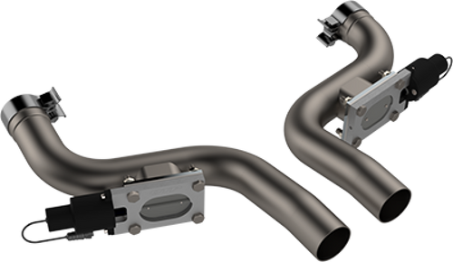 2015-2023 Dodge Challenger,Charger & Chrysler 300C 6.2,6.4L QTP Aggressor Cutout Pipes - 530115