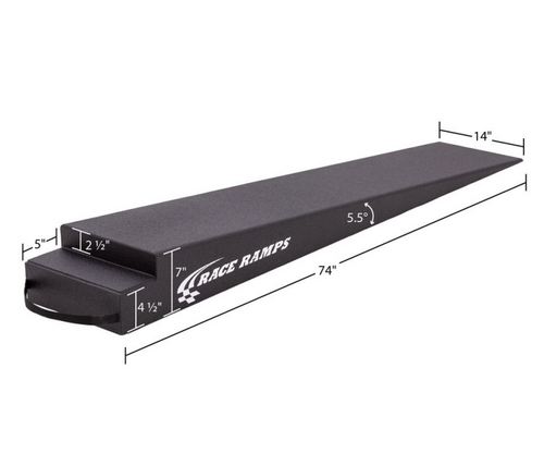 Race Ramps 7in. Trailer Ramps - 5.5 Degree Approach Angle - RR-TR-7