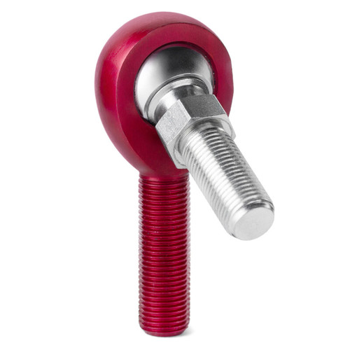 QA1 A Series Endura Rod End - Male/Left Hand - .625in Bore x 3/4-16 w/Stud - Red Aluminum - AML10-12S Photo - Primary