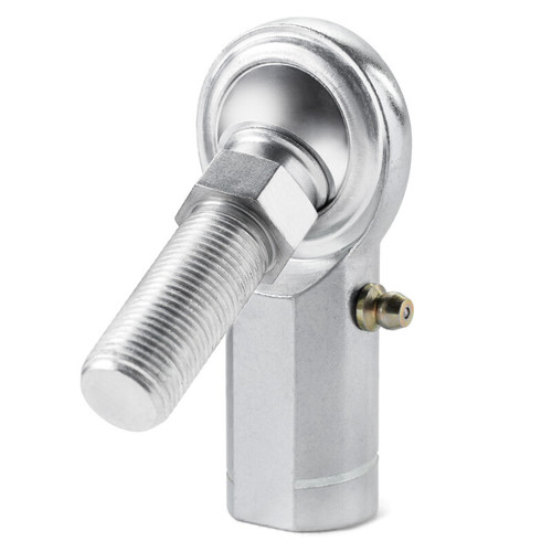 QA1 C Series 2-Pc Rod End - Female/Left Hand - .625in Bore x 5/8-18 w/Stud & Zerk - Carbon Steel - CFL10SZ Photo - Primary