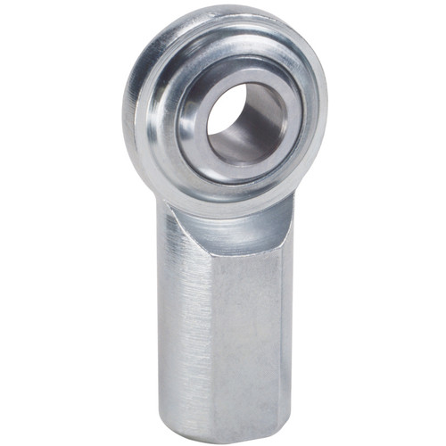 QA1 C Series 2-Pc Rod End - Female/Right Hand - .25in Bore x 1/4-28 - Carbon Steel w/PTFE - CFR4T