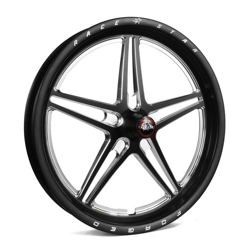 Race Star 63 Pro Forged 17x2.4 Spindle Mount Anglia Wheel 1.13in. BS - Black Anodized/Machined - 63-72400112AB