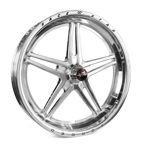 Race Star 63 Pro Forged 17x2.4 Anglia/Strange Spindle Mount 1.13in. BS Wheel - Polished - 63-72400112AP