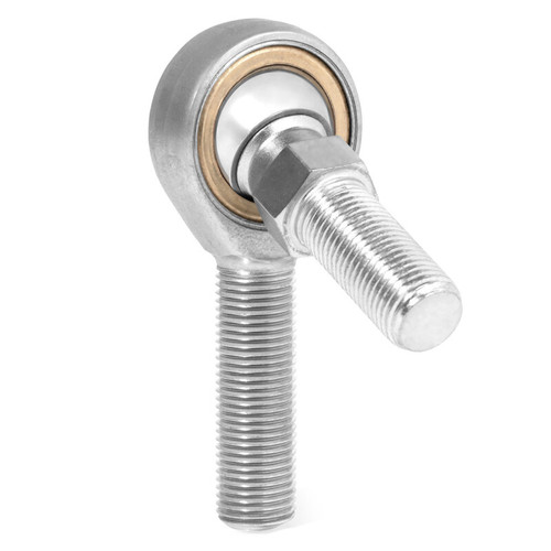 QA1 V Series 3-Pc Rod End - Male/Left Hand - 12mm Bore x M12x1.75 w/Stud - Carbon Steel - VML12S Photo - Primary