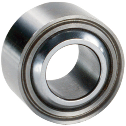 QA1 WPB-TG Wide Series Bearing - 1/4in Bore - Grooved - Heat Treated Chrome Plated S.S. w/PTFE - WPB4TG