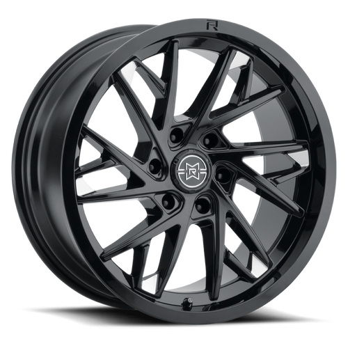 Method Raised MR801 20x9 / 6x5.5 BP / 0mm Offset / 106.25mm Bore - Gloss Black Milled Wheel - MR80129060500