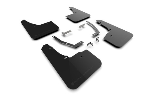 Rally Armor 2025 Subaru Forester Black UR Mud Flap w/Metallic Black Logo - MF132-UR-BLK-MBK