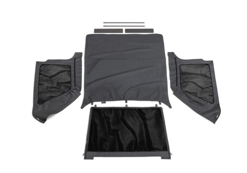 Rampage 1997-2006 Jeep Wrangler(TJ) Excludes LJ Unlimited Frameless Soft Top Kit - Black Diamond - 109735