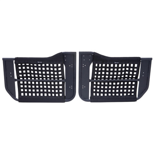 Rampage 2007-2018 Jeep Wrangler(JK) 2-Door Tube Doors With Netting - Black - 7695