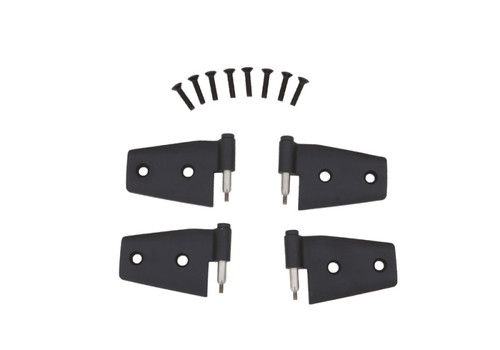Rampage 2007-2018 Jeep Wrangler(JK) Door Hinges - Black - 87641