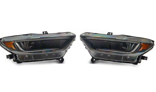 Raxiom 15-17 Ford Mustang 18-20 Mustang GT350 Right Headlight- Blk Housing (Smoked Lens) Box 2 of 2 - 406011-2