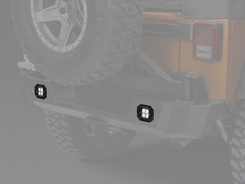 Raxiom 3-In Flush Mount 4-LED Off Road Light Flood Beam Universal (Some Adaptation May Be Required) - J106727