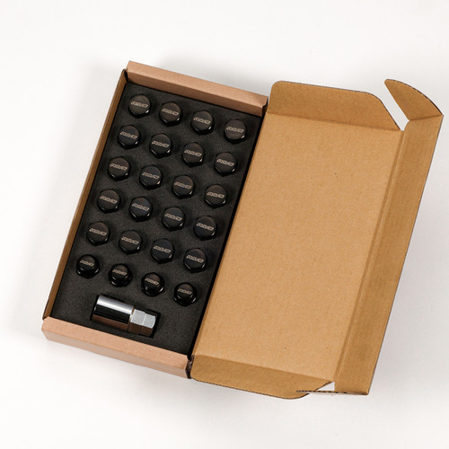 Rays 19 Hex Nut M12x1.50 -Black (20 Pieces) - W191215B