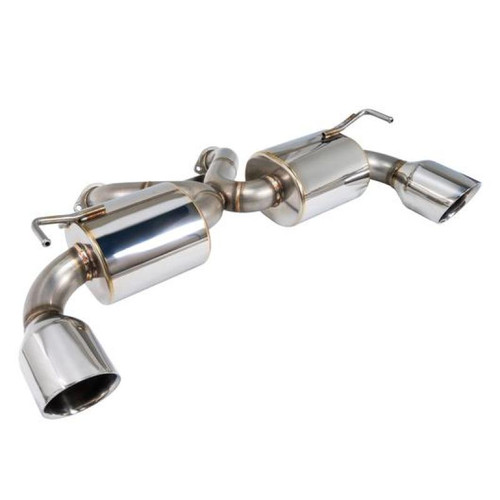 Remark Nissan 370Z (Z34) V2 Axle Back Exhaust w/Stainless Steel Double Wall Tip - RK-A2063N-01
